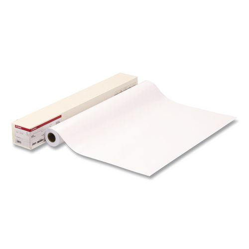 Image of Canon® 1290V133 Scrim Banner Vinyl Roll, 2" Core, 14 Mil, 24" X 40 Ft, Matte White