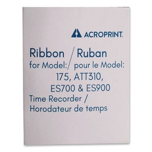 Image of Acroprint® 39-0121-000 390121000 Ribbon Cartridge, Black