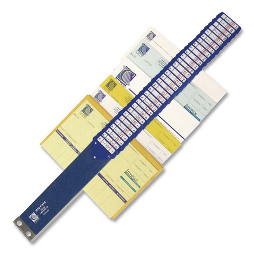 Image of C-Line® 30540 Heavy-Duty Indexed Sorter, 31 Dividers, Alpha/Numeric/Month/Date/Day Index, Letter Size, Blue Frame