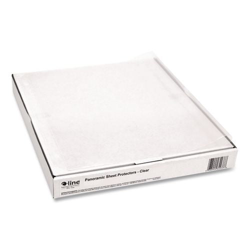 Image of C-Line® 62237 Panoramic Fold-Out Sheet Protectors, Heavy-Duty, Side: 3-Hole Punched, (2) 8.5 x 11 and (1) 11 x 17 Inserts, Clear, 25/Box