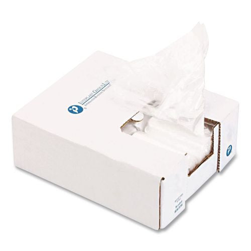 Image of Inteplast Group BLR121206 Ice Bucket Liner Bags, 96 oz, 12" x 12", Clear, 1,000/Carton