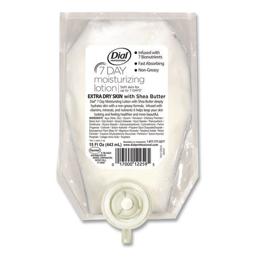 Image of Dial® Professional 17000122595 7-Day Moisturizing Lotion for Versa Dispenser, 15 oz Refill Pouch
