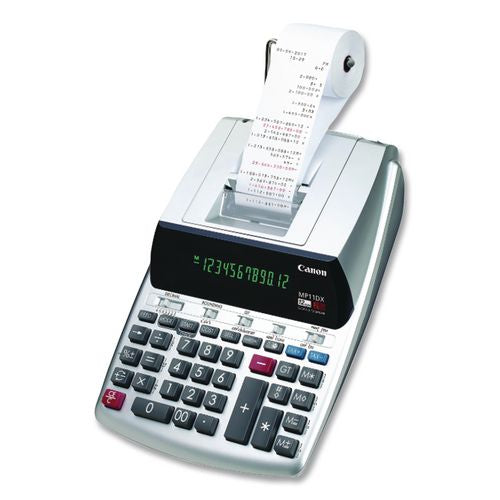 Image of Canon® 2198C001 Mp11dx-2 Printing Calculator, Black/red Print, 3.7 Lines/sec
