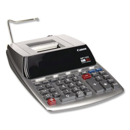 Image of Canon® 2198C001 Mp11dx-2 Printing Calculator, Black/red Print, 3.7 Lines/sec