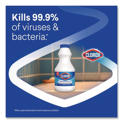 Image of Clorox® CLO32251 Concentrated Regular Disinfecting Bleach, 24 oz Bottle, 12/Carton