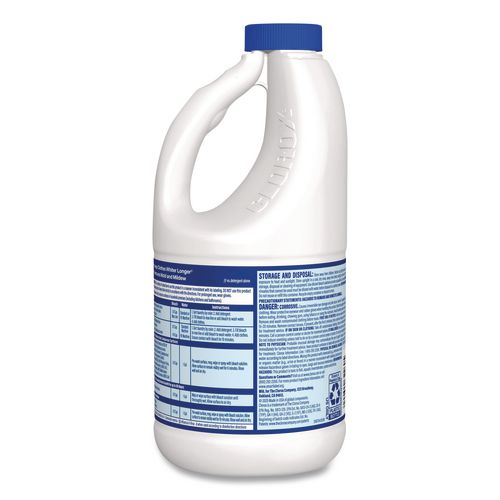 Image of Clorox® CLO32260 Concentrated Regular Disinfecting Bleach, 43 oz Bottle, 6/Carton