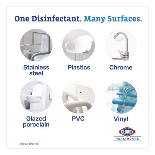 Image of Clorox Healthcare® CLO32409CT Spore Defense Cleaner Disinfectant, Open System, 1 gal Refill Bottle, 4/Carton