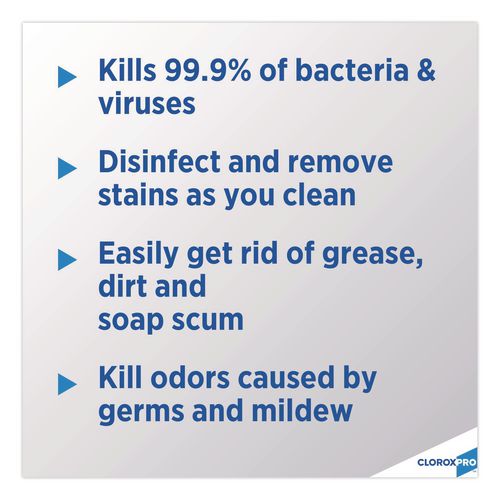 Image of Clorox® 35420 CloroxPro Clean-Up Disinfectant Cleaner with Bleach, 128 oz Refill Bottle, 4/Carton