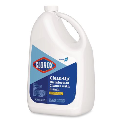 Image of Clorox® 35420 CloroxPro Clean-Up Disinfectant Cleaner with Bleach, 128 oz Refill Bottle, 4/Carton