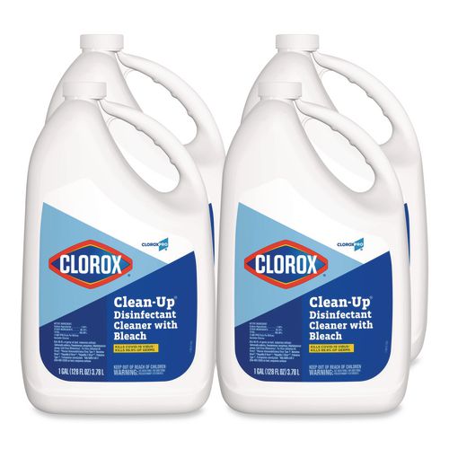 Image of Clorox® 35420 CloroxPro Clean-Up Disinfectant Cleaner with Bleach, 128 oz Refill Bottle, 4/Carton