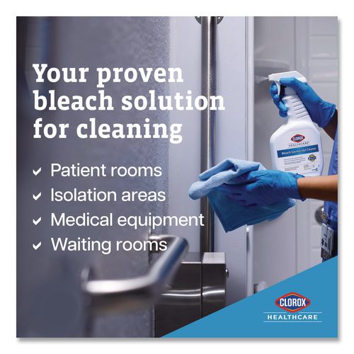 Image of Clorox Healthcare® 68832 Bleach Germicidal Cleaner, 32 Oz Pull-Top Bottle, 6/carton