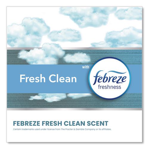 Image of Glad® 78361 ForceFlex Kitchen Drawstring Trash Bags, 13 gal, Gain Fresh Clean Scent, 24 x 27.38, White, 40 Bags/Box, 6 Boxes/Carton