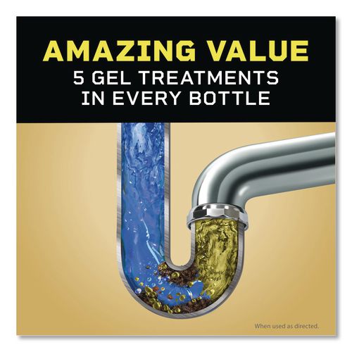 Image of Liquid Plumr® 00228 Pro-Strength Full Clog Destroyer Plus PipeGuard, Gel, 80 oz, 6/Carton