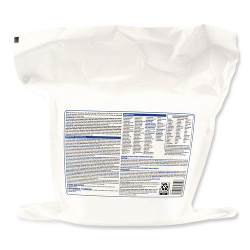 Image of Clorox Healthcare® 30359 Bleach Germicidal Wipes, 1-Ply, 12 x 12, Unscented, White, 110/Refill, 2 Refills/Carton