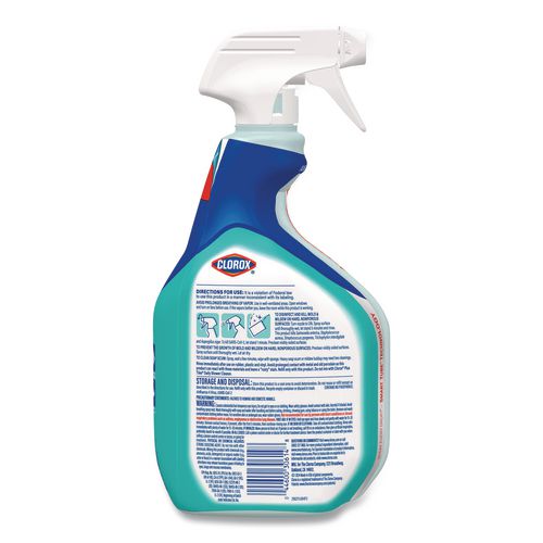 Image of Clorox® 30614 Bathroom Foamer with Bleach, Ocean Mist, 30 oz Spray Bottle, 9/Carton