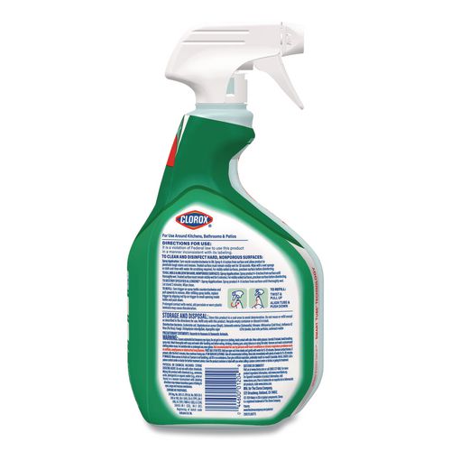 Image of Clorox® CLO31221 Clean-Up Multi-Surface Cleaner with Bleach, Original, 32 oz Spray Bottle, 9/Carton