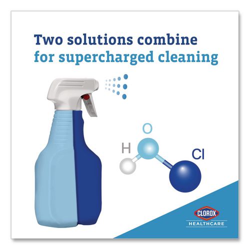 Image of Clorox Healthcare® 31478 Fuzion Cleaner Disinfectant, Unscented, 32 Oz Spray Bottle, 9/carton