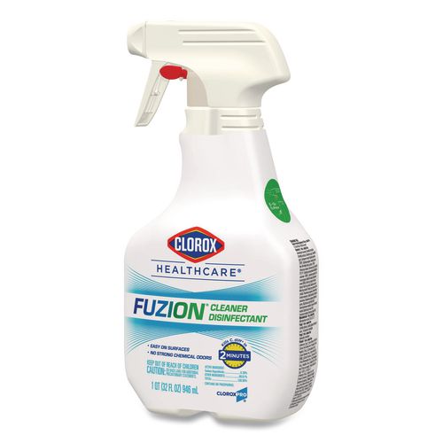 Image of Clorox Healthcare® 31478 Fuzion Cleaner Disinfectant, Unscented, 32 Oz Spray Bottle, 9/carton