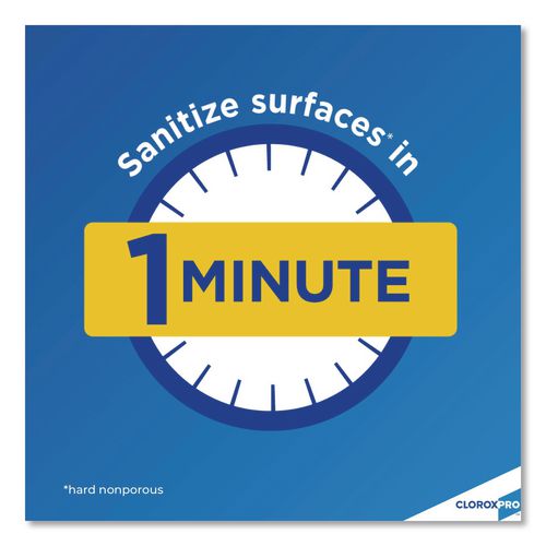 Image of Clorox® CLO01698 CloroxPro Anywhere Daily Disinfectant and Sanitizer, Unscented, 32 oz Spray Bottle
