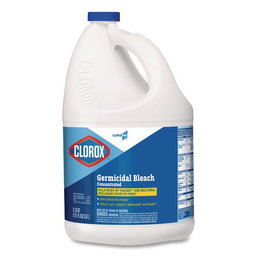 Image of Clorox® 30966 CloroxPro Concentrated Germicidal Bleach, Regular, 121 oz Bottle