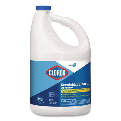 Image of Clorox® 30966 CloroxPro Concentrated Germicidal Bleach, Regular, 121 oz Bottle