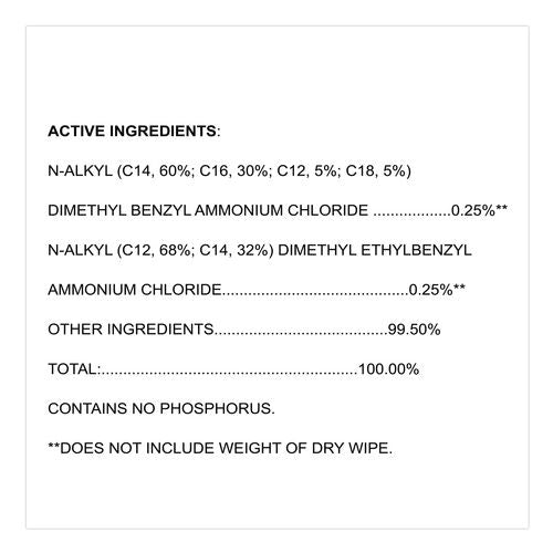Image of Clorox Healthcare® 31759 VersaSure Cleaner Disinfectant Wipes, 1-Ply, 12 x 12, Fragranced, White, 110/Bucket