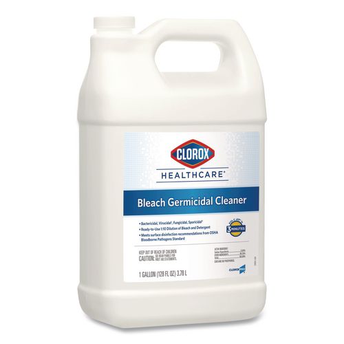 Image of Clorox Healthcare® 68978 Bleach Germicidal Cleaner, 128 Oz Refill Bottle