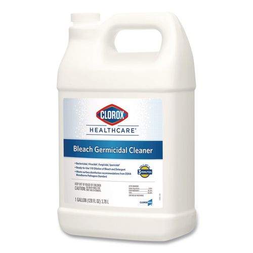 Image of Clorox Healthcare® 68978 Bleach Germicidal Cleaner, 128 Oz Refill Bottle