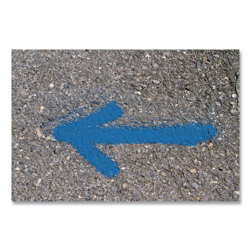 Image of Rust-Oleum® 203022V Industrial Choice M1600 System Solvent-Based Precision Line Marking Paint, Flat Blue, 17 oz Aerosol Can, 12/Carton