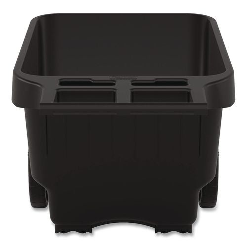 Image of Suncast Commercial® YCCPD9005PK 9 cu ft Yard Cart, 28 x 49.5 x 27.5, Resin, Black