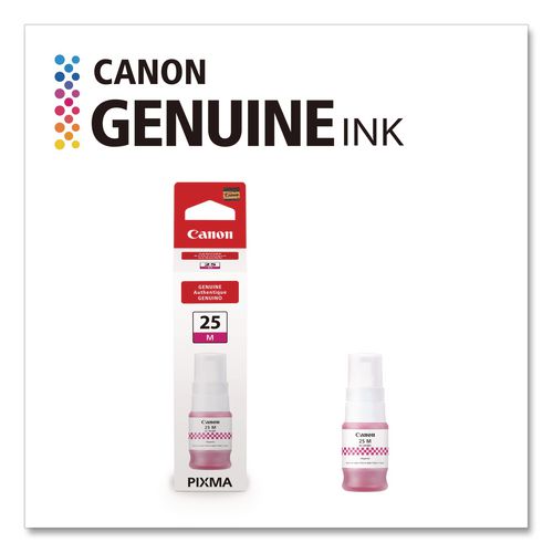 Image of Canon® 6278C001 6278C001 (GI-25) CISS High-Yield Ink, 3,000 Page-Yield, Magenta