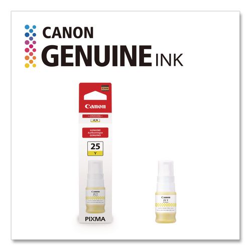 Image of Canon® 6279C001 6279C001 (GI-25) CISS High-Yield Ink, 3,000 Page-Yield, Yellow