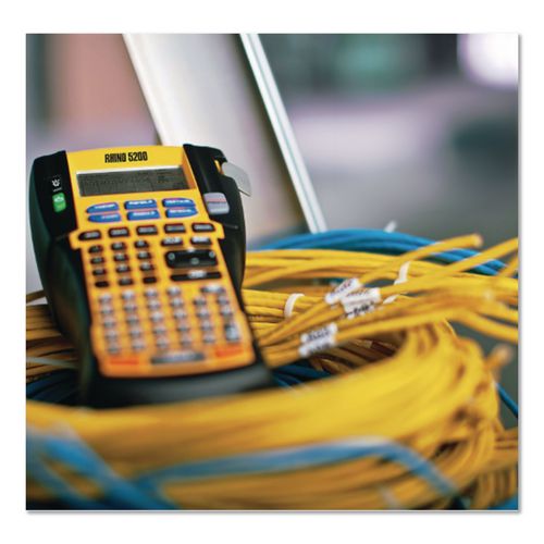 Image of DYMOÂ® Rhino 5200 Industrial Label Maker, 5 Lines, 6.12 X 11.25 X 3.5