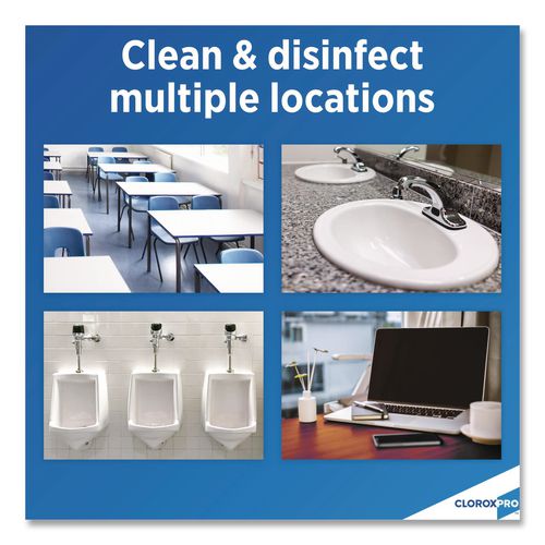 Image of Clorox® 35417 CloroxPro Clean-Up Disinfectant Cleaner with Bleach, 32 oz Smart Tube Spray, 9/Carton