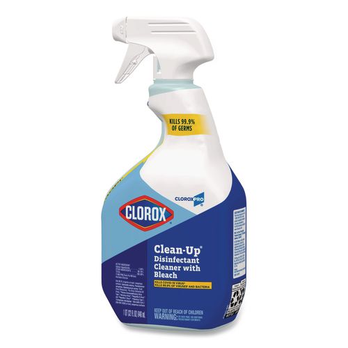 Image of Clorox® 35417 CloroxPro Clean-Up Disinfectant Cleaner with Bleach, 32 oz Smart Tube Spray, 9/Carton