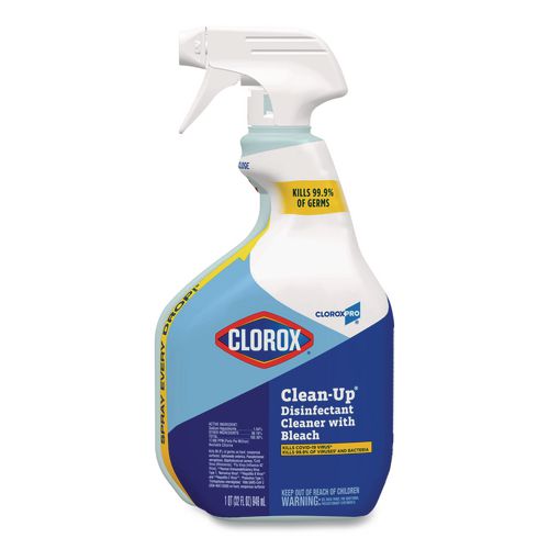 Image of Clorox® 35417 CloroxPro Clean-Up Disinfectant Cleaner with Bleach, 32 oz Smart Tube Spray
