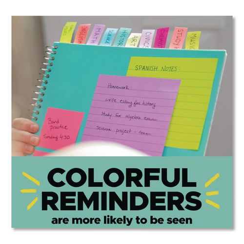 Image of Post-it® Flags 683-4AB Small Page Flags in Dispensers, 0.5 x 1.75, Four Colors, 35/Color, 4 Dispensers/Pack