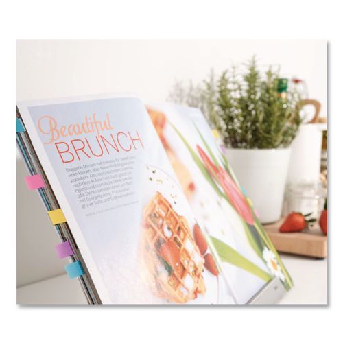 Image of Post-it® Flags 683-4ABX Highlighting Page Flags, 4 Bright Colors, 0.5 x 1.75, 35/Color, 4 Dispensers/Pack