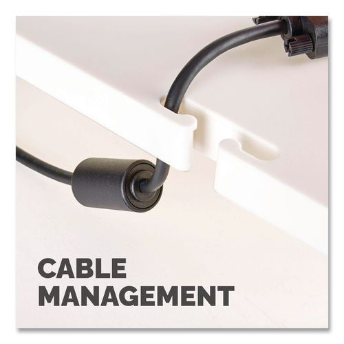 Image of Fellowes® 91712 Standard Monitor Riser, For 21" Monitors, 13.38" X 13.63" X 2" To 4", Platinum/graphite, Supports 60 Lbs