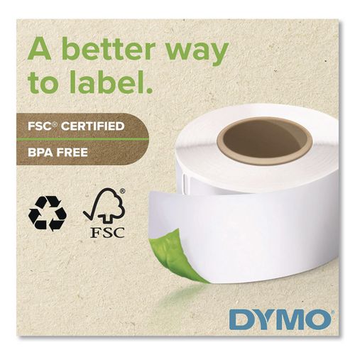 Image of DYMO® 30256 Labelwriter Shipping Labels, 2.31" X 4", White, 300 Labels/roll