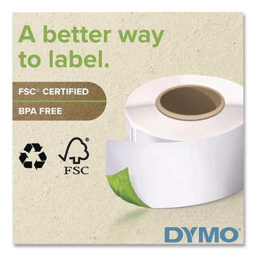 Image of DYMO® 30330 Labelwriter Return Address Labels, 0.75" X 2", White, 500 Labels/roll