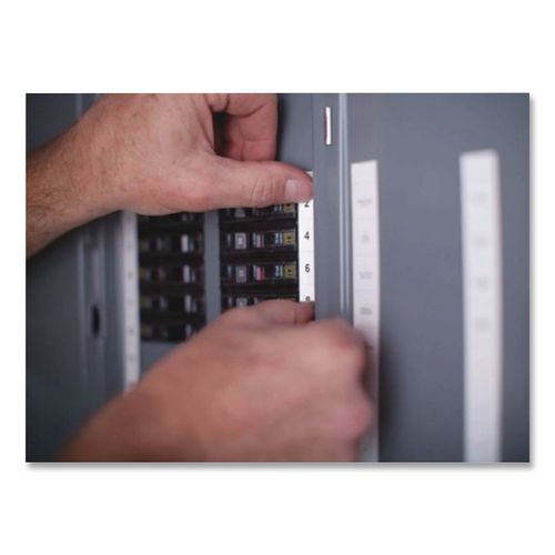 Image of DYMO® 622289 Rhino Permanent Vinyl Industrial Label Tape, 0.5" X 18 Ft, Clear/black Print
