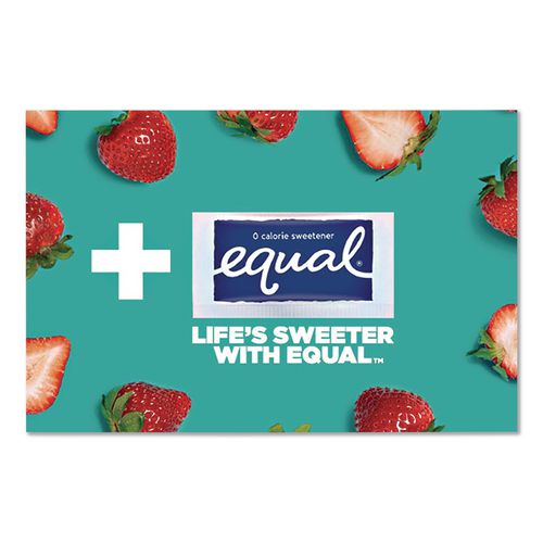 Image of Equal® 20021261 Zero Calorie Sweetener, 0.04 oz Packet, 2,000/Carton