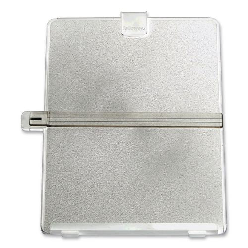 Image of Fellowes® 21103 Non-Magnetic Desktop Copyholder, Holds Up to 125 Letter Size Sheets, Plastic, Platinum