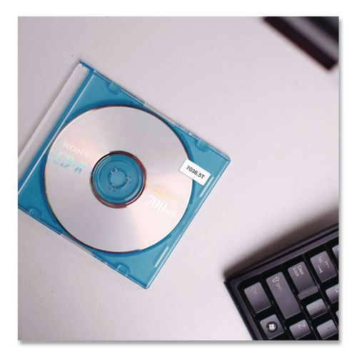 Image of DYMO® 30333 Labelwriter Multipurpose Labels, 0.5" X 1", White, 1000 Labels/roll