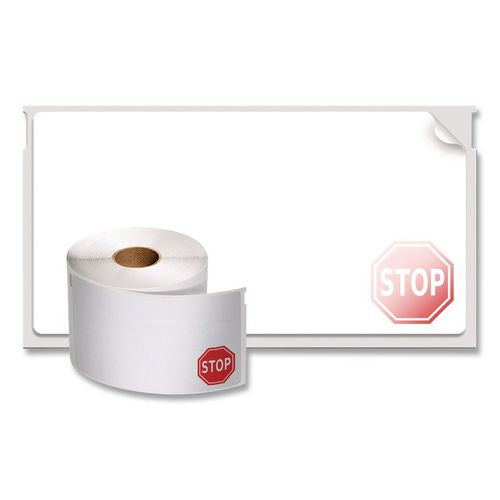 Image of DYMO® 30911 Visitor Management Time-Expiring Name Badges, Adhesive, 2.25" x 4", 250 Labels/Box