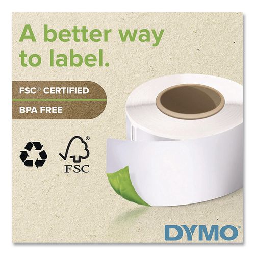 Image of DYMO® 30911 Visitor Management Time-Expiring Name Badges, Adhesive, 2.25" x 4", 250 Labels/Box