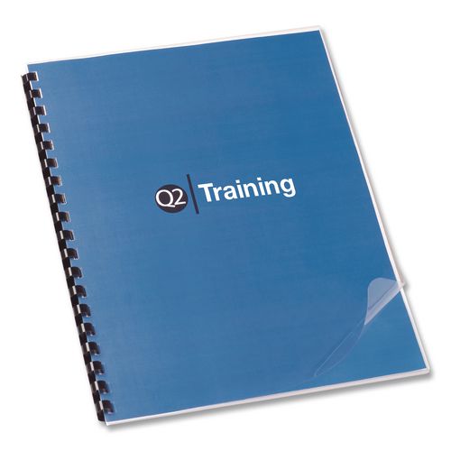 Image of GBC® 4000020 CombBind Standard Spines for 11 x 8.5 Documents, 19 Rings, 0.25" (25-Sheet) Capacity, Black, 100/Box