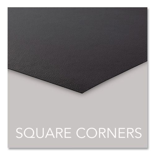 Image of GBC® 2514493P Opaque Plastic Presentation Covers for Binding Systems, Plastic, Square Corners, 11 x 8.5, Black, 50/Pack
