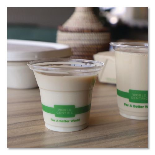 Image of World Centric® CP-CS-5 PLA Clear Cold Cups, 5 oz, Plastic, Clear, 2,000/Carton
